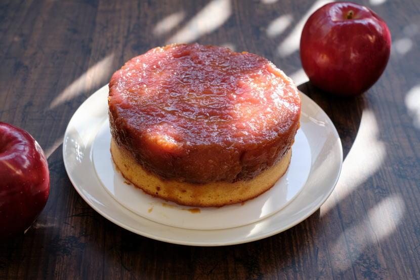 紅玉リンゴのタタン風ケーキ