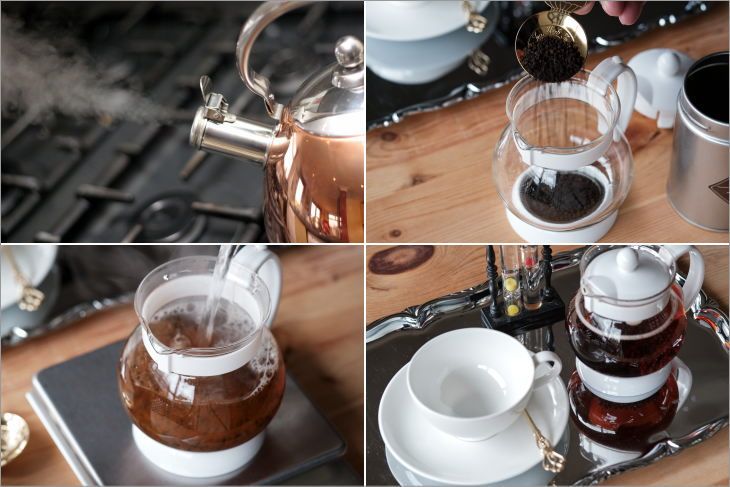 カフェでストレートティーを提供する３つの方法