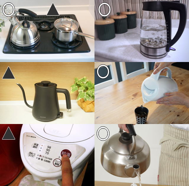 紅茶の湯を沸かす道具
